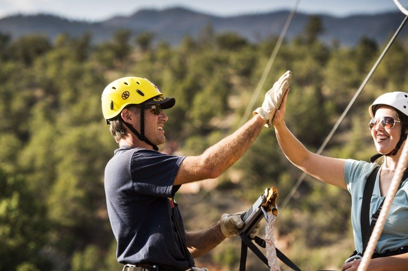 Ziplining in Colorado Springs
